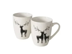 Boltze Geschirr<Tasse Wilbur 2-fach Sortiert Weiß Schwarz