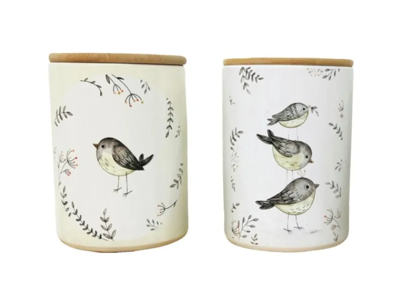 Boltze Vorratsdosen<Vorratsdose Knuffi Klein 2-fach sortiert Ø 10 cm x 14 cm
