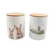 Outlet Boltze Vorratsdose Knuffi Klein 14 cm x 10 cm x 14 cm Weiß
