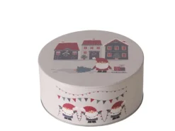 Boltze Vorratsdosen<Vorratsdose Monti Ø 16 cm x 7 cm Grau-Rot