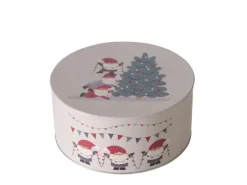 Boltze Vorratsdose Monti Ø 20 cm x 9,5 cm Grau-Rot< Vorratsdosen