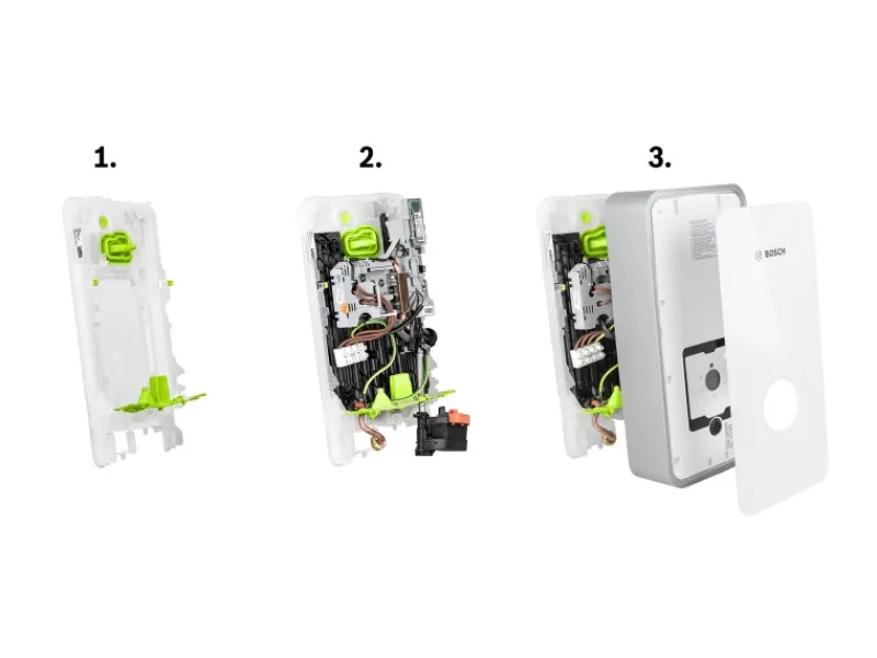 Clearance Bosch Durchlauferhitzer Tronic Advanced AquaStop 15/18/21 kW EEK: A
