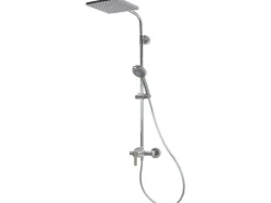 Breuer Einhebelmischer<Duscharmatur Aquamaxx 310 mit Einhebelmischer eckige Kopfbrause