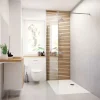 Breuer Duschrückwand Scandi Holzdekor Aluminium 210 cm x 100 cm< Küchenrückwände