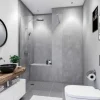 Breuer Küchenrückwände<Duschrückwand Soft-Touch Seidenmatt Quick 72 Beton-Optik Grau 100x210 cm