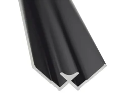 Clearance Breuer Verbindungsprofil für Rückwand Ecke Innen 255 cm Schwarz Matt