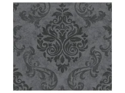 Bricoflor Barock Tapeten Panel anthrazit Tapete Selbstklebend Ideal für Schlafzimmer und Wohnzimmer Vintage Vliestapete mit Ornament als Wandpaneel< Töpfe