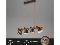Brilo Pendelleuchte Schwenkbar Vintage 85 cm< Kücheninseln