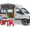 Best Bruder Spielzeug MB Sprinter Camper mit Fahrer
