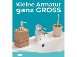 Einhebelmischer<Calmwaters Waschtischarmatur Original Chrom Excentergarnitur 14PZ2540