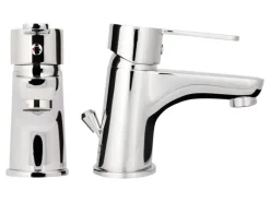Einhebelmischer<Calmwaters Waschtischarmatur Original Chrom Excentergarnitur 14PZ2540