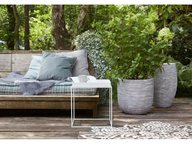 Capi Töpfe<Pflanztopf Nature Rib Kugel Riffel Ø 43 cm x 41 cm