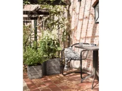 Capi Pflanztopf Rib NL quadratisch 50 cm x 50 cm x 50 cm< Töpfe