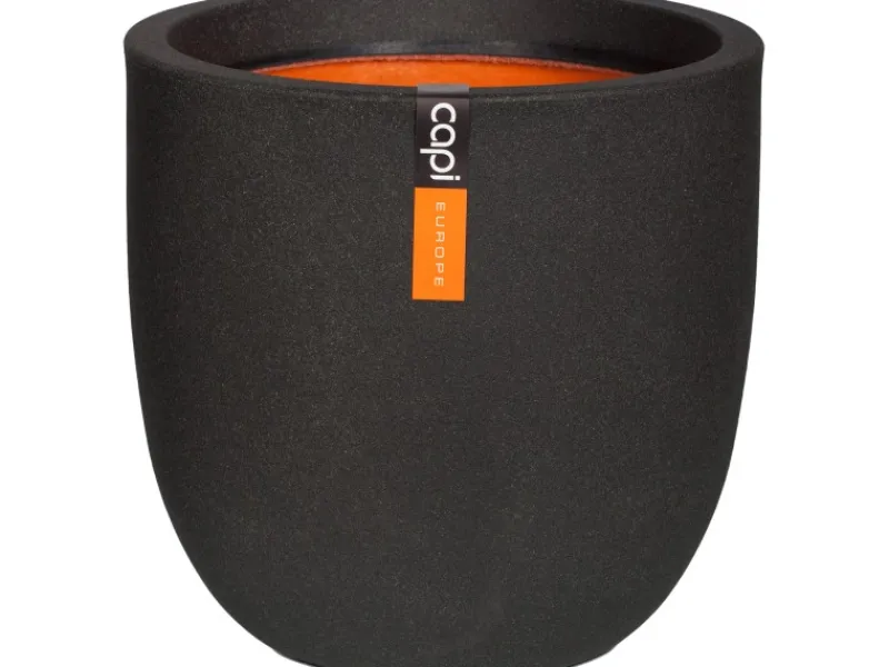 Capi Töpfe<Pflanztopf Smooth rund Ø 35 cm x 34 cm Schwarz