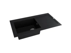 Carea Einbauspüle Omega Schwarz< Granitspülen