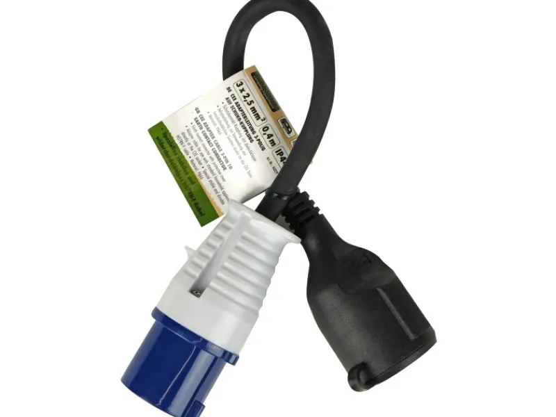 Outlet CEE Adapterleitung Stecker 3-polig