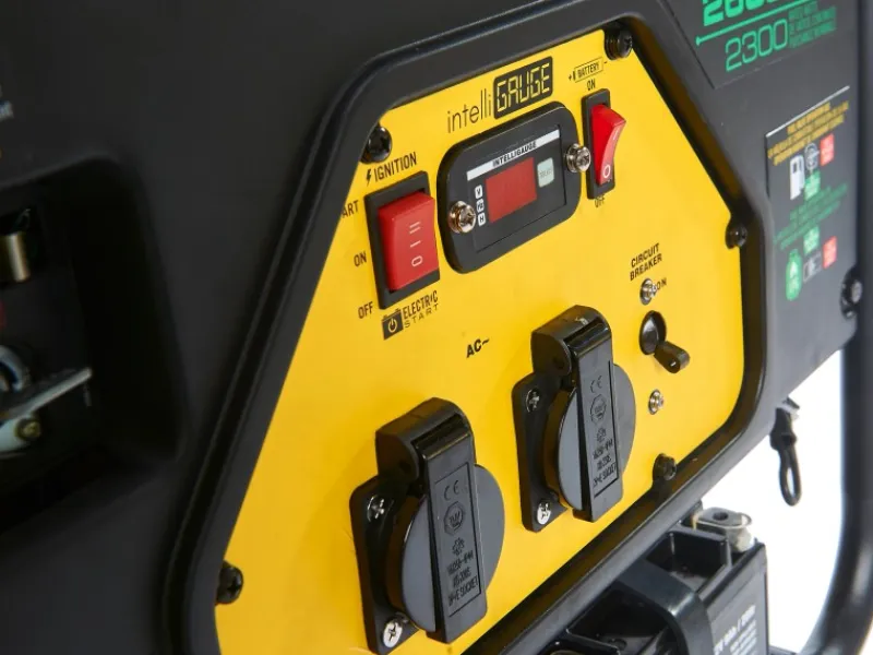 Champion Stromerzeuger AVR Technologie CPG3500E2-DF-EU DualFuel 2800 W< Kühlschränke