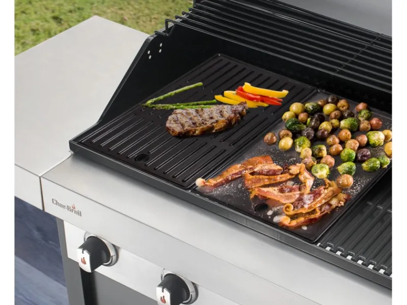 Best Char-Broil Grillplatte für 3 Brenner 43 cm x 21 cm