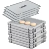 PROREGAL CHEFGASTRO SuperSparSet 4 x Pizzaballenbox Mit 4 x Deckel HxBxT 8,5 x 30 x 40 cm 9 Liter Teigwanne Für Pizzateig Sstapelbare Pizzabox< Vorratsdosen|Vorratsbehälter
