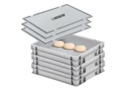 Online PROREGAL CHEFGASTRO SuperSparSet 3 x Pizzaballenbox Mit 3 x Deckel HxBxT 8,5 x 30 x 40 cm 9 Liter Teigwanne Für Pizzateig Sstapelbare Pizzabox