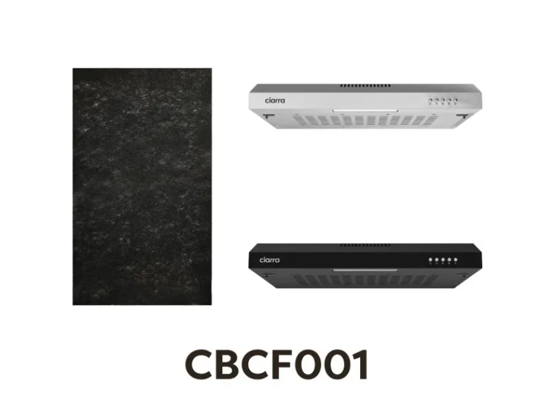 CIARRA Aktivkohlefilter CBCF001 Dunstabzugshauben Zubehör für 6903