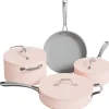 CIARRA Beyond Kochgeschirr Pfannenset 4-tlg Topf- & Pfannen-Sets Rosa VMCWSP7< Pfannen