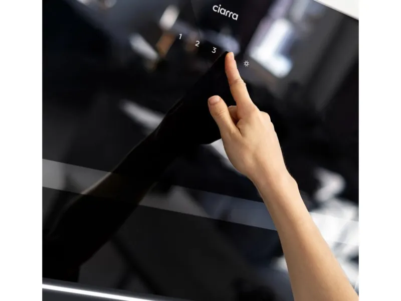 New CIARRA Dunstabzugshaube 60 cm 650 m³/h A+++ Kopffrei WIFI-APP Touch Control VM6736HB