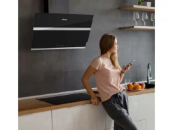 CIARRA Dunstabzugshaube 60 cm 650 m³/h A+++ Kopffrei WIFI-APP Touch Control VM6736NB