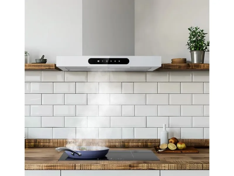 Outlet CIARRA Dunstabzugshaube A+++ 650 m³/h 60 cm WIFI-APP Touch Control VM6102W