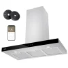 Inselhauben<CIARRA Dunstabzugshaube A+++ 650 m³/h 90 cm WIFI-APP Touch Control VMS9102