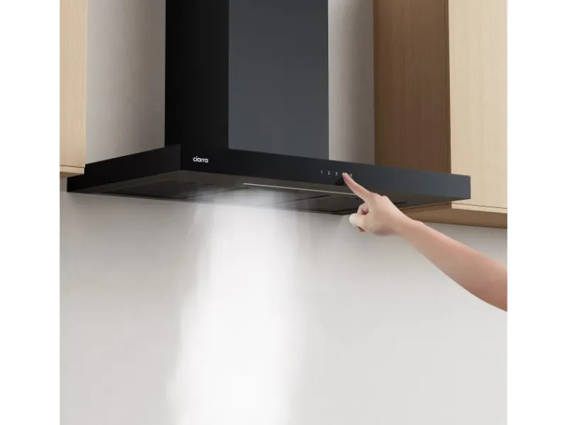 Hot CIARRA Dunstabzugshaube A+++ 650 m³/h 90 cm WIFI-APP Touch Control VMB9102