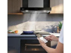 CIARRA Dunstabzugshaube A+++ 650 m³/h 60 cm WIFI-APP Touch Control VMS6102< Dunstabzugshauben-Filter