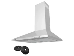 Inselhauben<CIARRA Dunstabzugshaube A++ 370 m³/h 60 cm 3 Stufen Abzugshaube VMS6201
