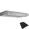 Dunstabzugshauben-Filter<CIARRA Unterbauhaube 60 cm 200 m³/h Dunstabzugshaube Edelstahl Um/Abluft VMS6903