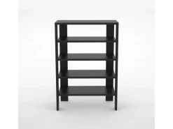 Küchenregale<Coemo Schuhregal Charlie 60x32x87cm mit 5 Ablagen in Schwarz