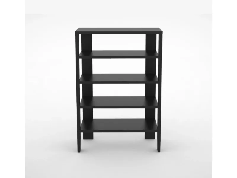 Küchenregale<Coemo Schuhregal Charlie 60x32x87cm mit 5 Ablagen in Schwarz