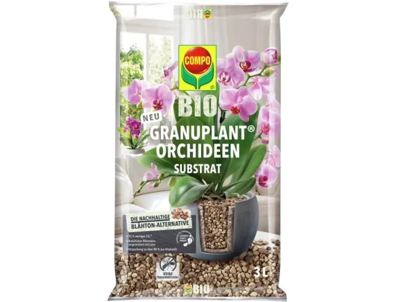 Compo Bio Granuplant Orchideen Substrat 3 l< Töpfe