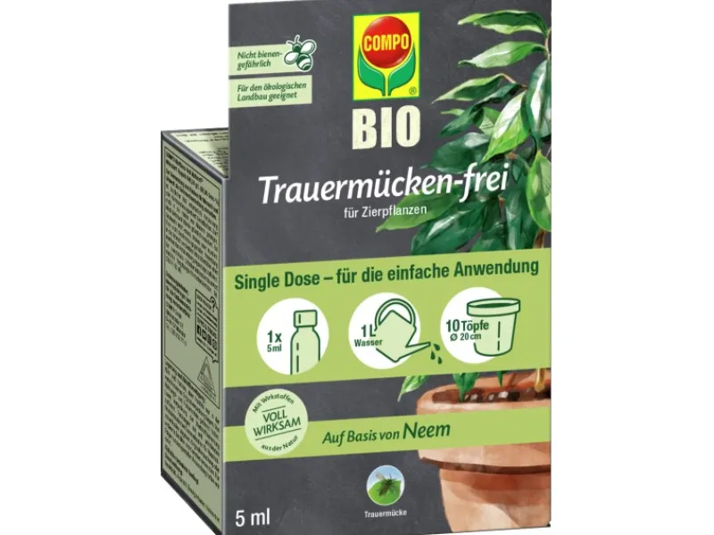 Compo Trauermücken-frei 5 ml< Töpfe
