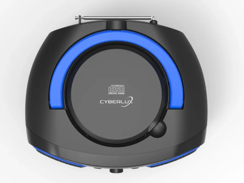 CYBERLUX Haushaltsgeräte<CL-2200 CD-Player mit Fernbedienung Tragbar Blau