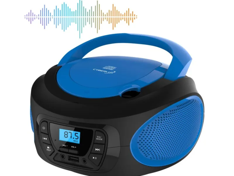 Sale CYBERLUX CL-610 CD-Player Tragbar CD/MP3/USB Radio Blau