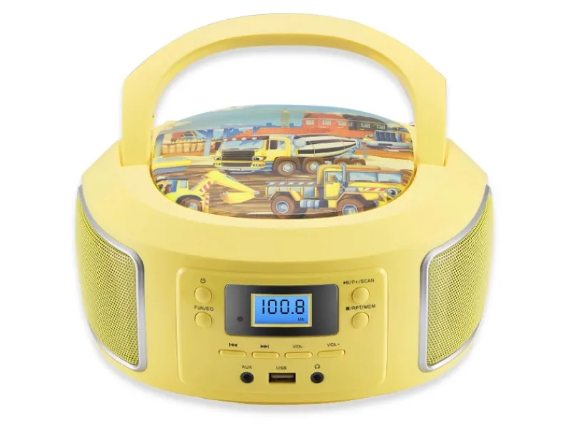 Best CYBERLUX CL-950 Kinder CD-Player Tragbar CD/MP3/USB Radio Gelb