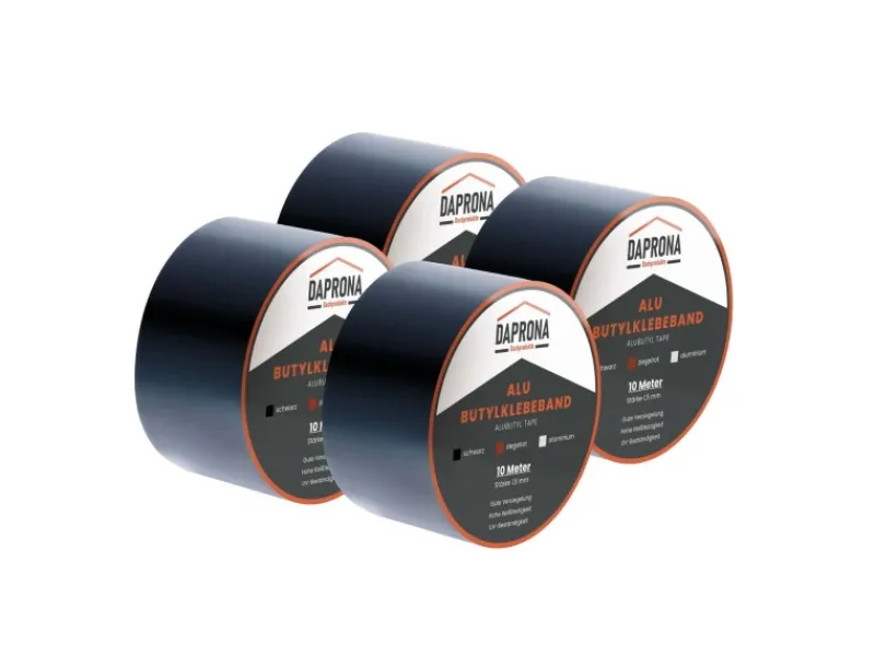 DAPRONA Ersatzteile Küchenarmatur<Butylband 4x 10m x 75mm Alu Reperaturband Dichtband