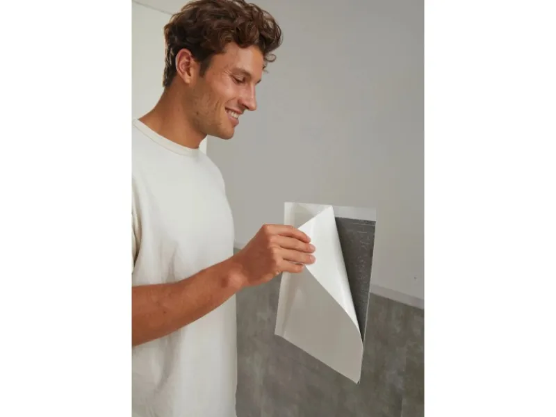 Hot d-c-fix Wandfliesen Wall Tiles 6er-Set 33 cm x 33 cm Solid Concrete