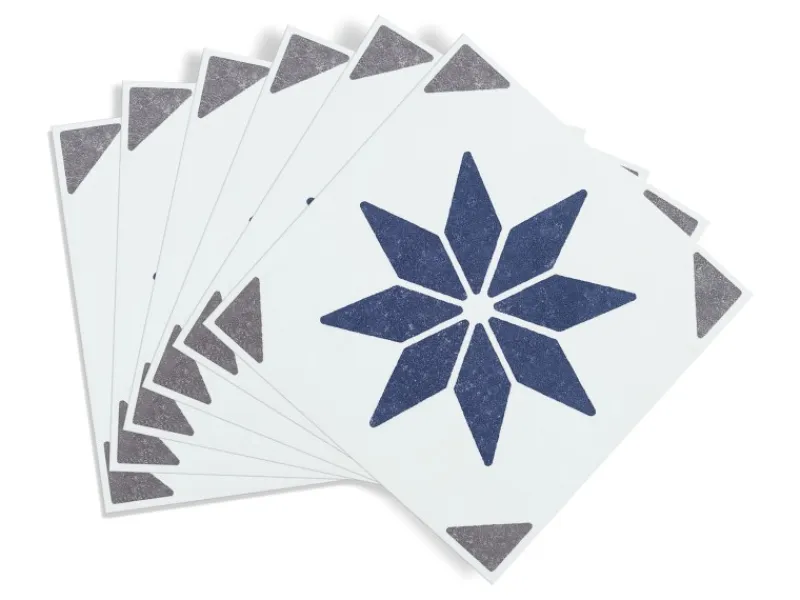 d-c-fix Wandfliesen Wall Tiles Alia 6er-Set 15 cm x 15 cm Blue< Küchenrückwände