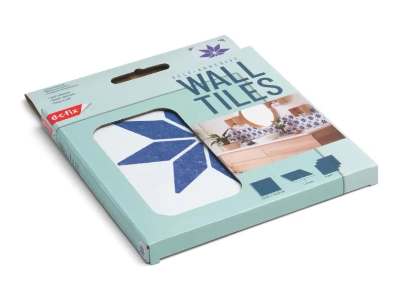 d-c-fix Wandfliesen Wall Tiles Alia 6er-Set 15 cm x 15 cm Blue< Küchenrückwände