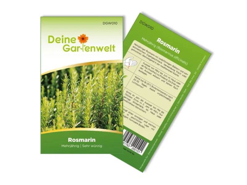 Deine Gartenwelt Rosmarin Samen< Töpfe