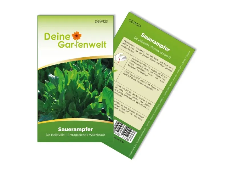 Deine Gartenwelt Sauerampfer De Belleville Samen< Töpfe