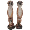 Dekofigur Erdmännchen 2-fach Sortiert 21 cm< Töpfe