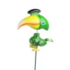 New Deko-Gartenstecker Nashornvogel 52 cm x 6 cm x 15 cm