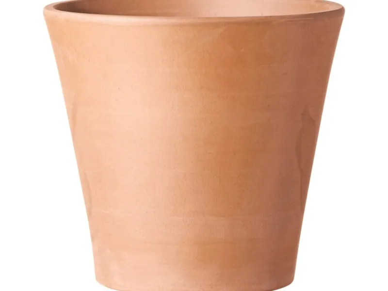 Töpfe<Deroma Pflanztopf Cono Garden Terrakotta Weiss Ø 16 cm / Höhe 14,7 cm